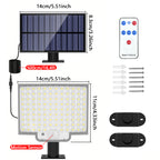 2PCS 106LED MOTION SENSOR WALL LIGHT