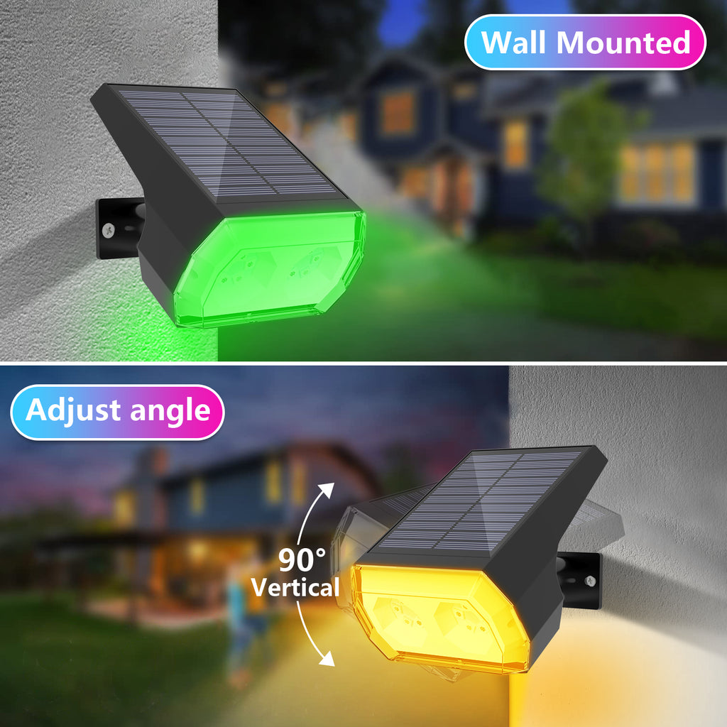 2PCS 10RGB Landscape Lights