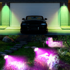 2PCS 10RGB Landscape Lights