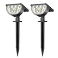 2PCS 33LED  Lawn Lights （Cold White）