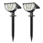 2PCS 33LED  Lawn Lights （Cold White）