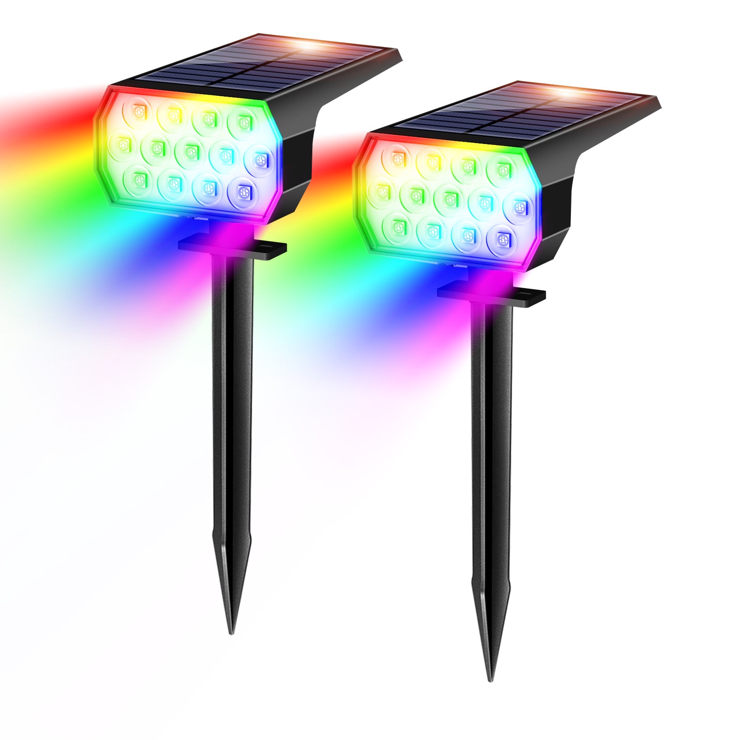 2PCS 13RGB  Landscape Lights
