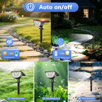 2PCS 33LED  Lawn Lights （Cold White）