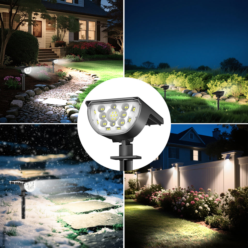 2PCS 33LED  Lawn Lights （Cold White）