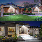 2PCS 348LED 3 Adjustable Heads Separate Panel Motion Sensor Light (Cold White）