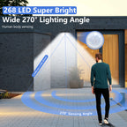 2PCS 268 LED MOTION SENSOR WALL LIGHT (Cold White)