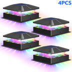 4PCS Solar Post Cap Lights（RGB）