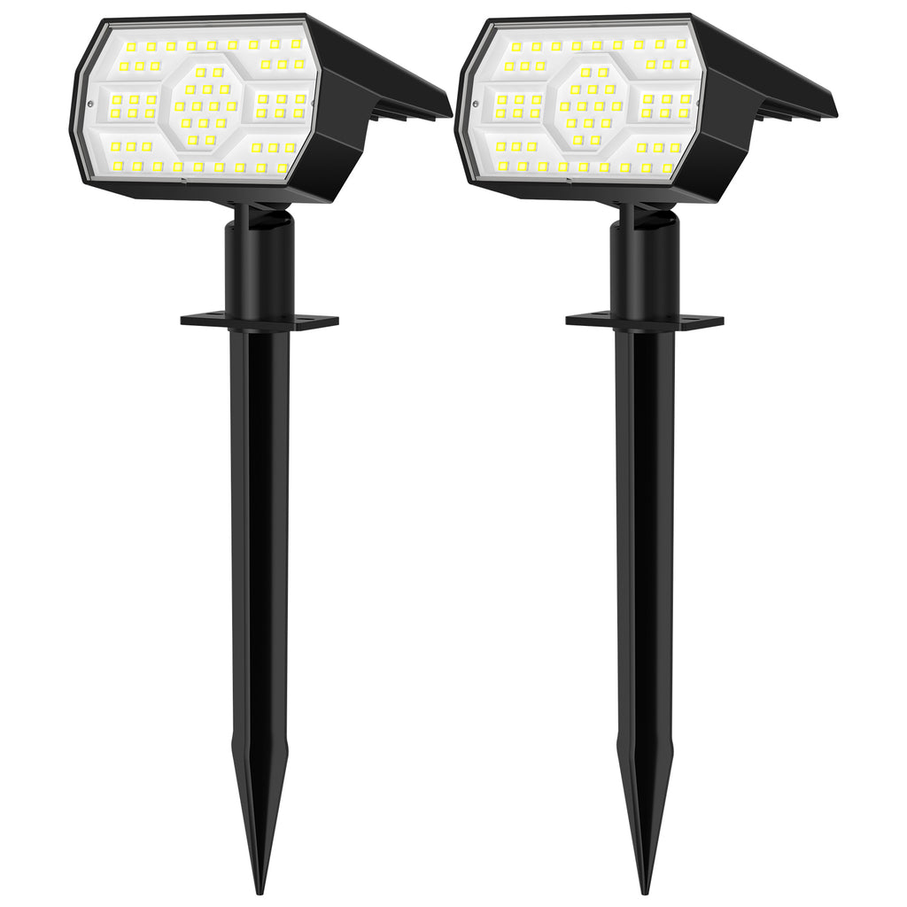 2PCS 56LED Lawn Lights （Cold White）