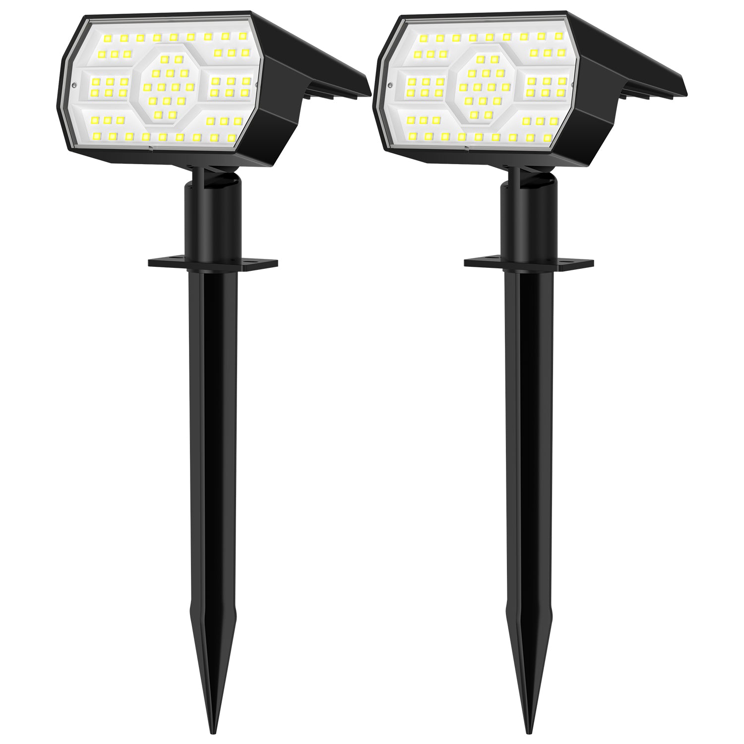 2PCS 56LED Lawn Lights （Cold White）