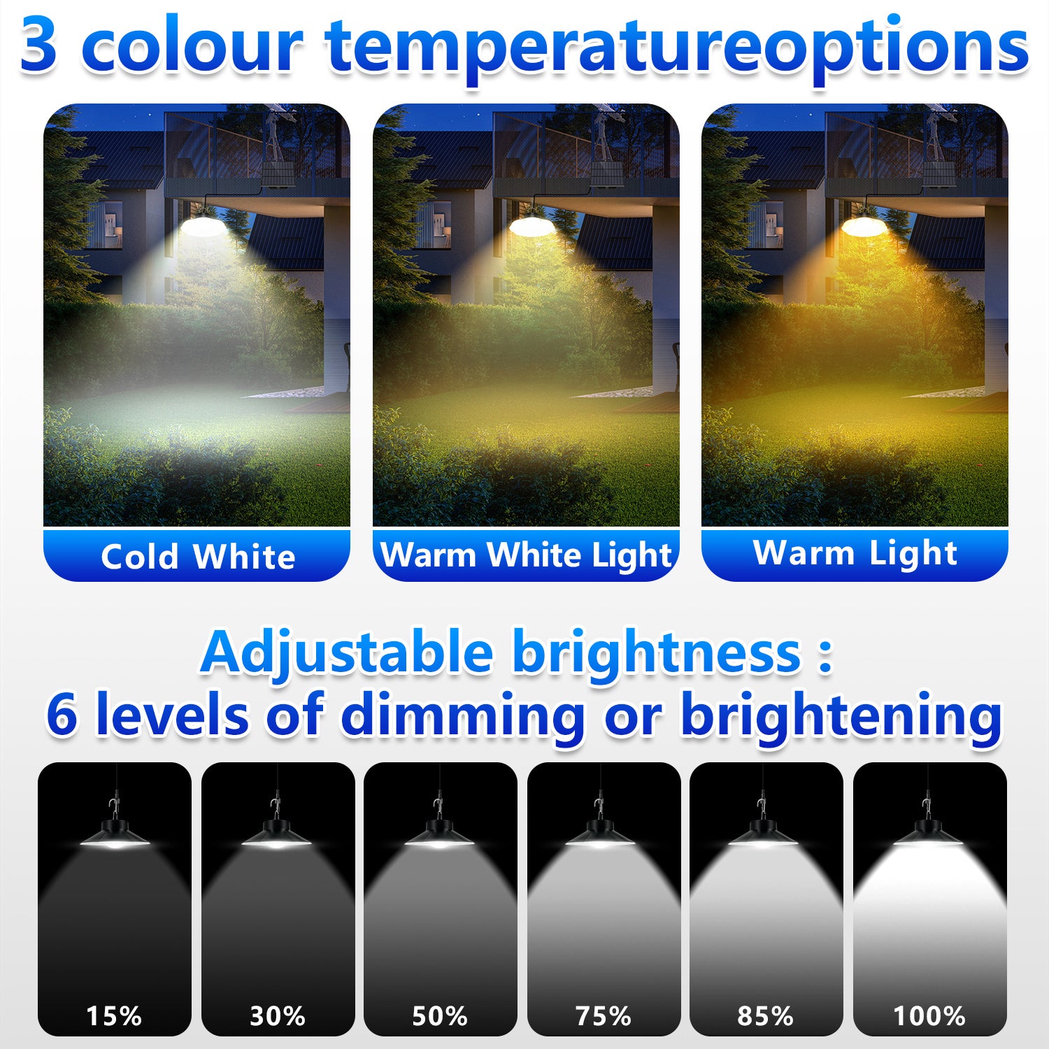 2PCS 40LED Pendants Lights（Cold  & Warm ）