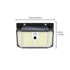 2PCS 268 LED MOTION SENSOR WALL LIGHT (Cold White)