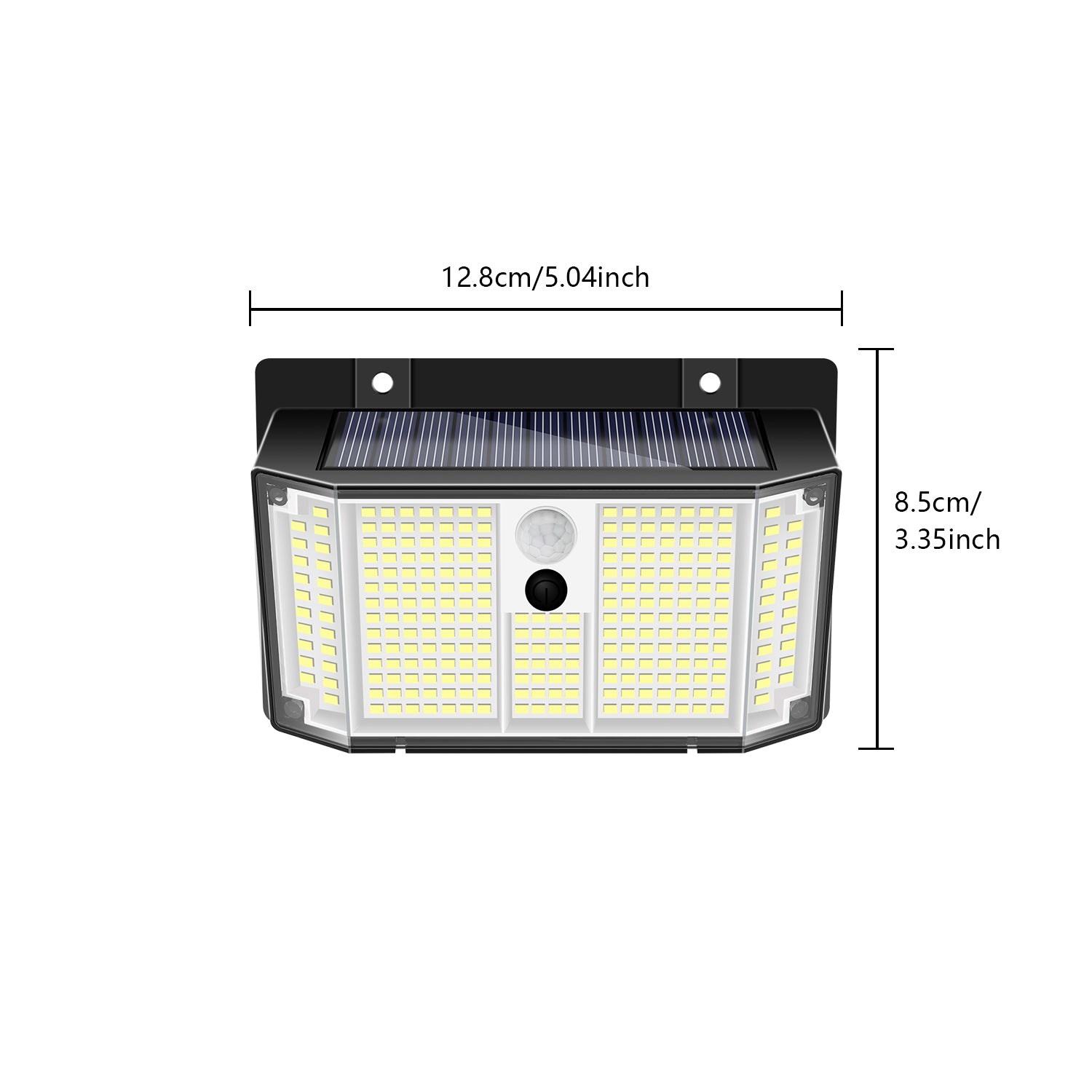 2PCS 268 LED MOTION SENSOR WALL LIGHT (Cold White)