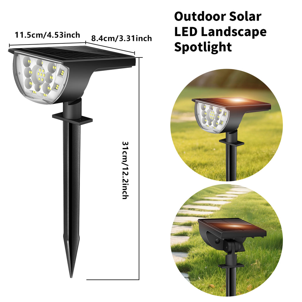 2PCS 33LED  Lawn Lights （Cold White）