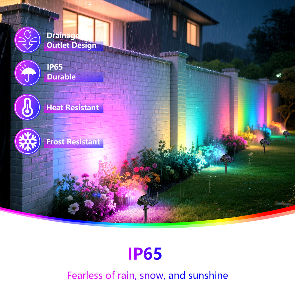 2PCS 13RGB  Landscape Lights