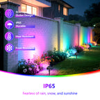 2PCS 13RGB  Landscape Lights