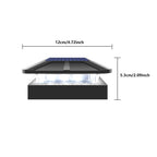 6PCS Solar Post Cap Lights（WARM/WHITE）