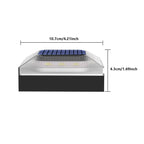 4PCS  Transparent Solar Post Cap Lights（WARM/WHITE）